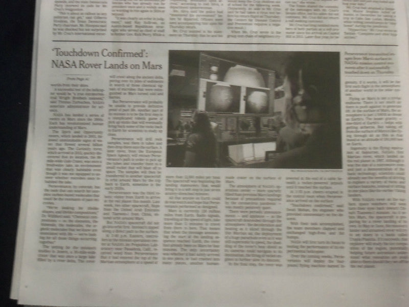 2021 FEB 19 NEW YORK TIMES -TEXANS: TOO LITTLE DRINKABLE WATER - CRUZ TO MEXICO
