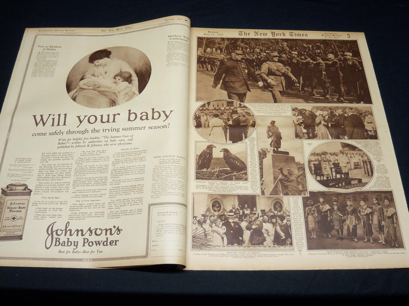 1920 JUNE 25 NEW YORK TIMES PICTURE SECTION - KING GEORGE BIRTHDAY - NT 8862