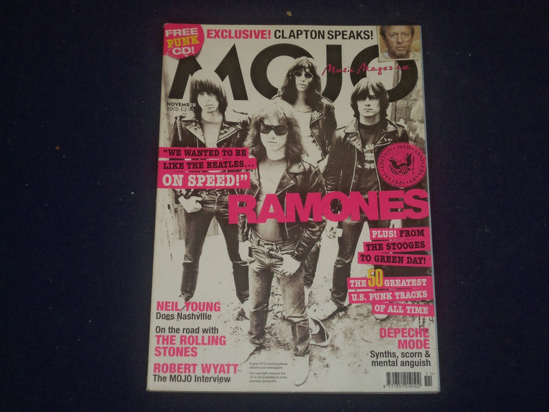 2005 NOVEMBER MOJO MAGAZINE - ENGLAND - RAMONES - B 717