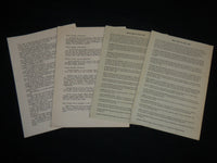 1957-1961 UNIVERSITY OF CONNECTICUT THEATRE PROGRAM LOT OF 4 - ALCESTIS - J 6756