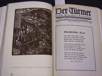 1931-1932 DER TURMER DR. FRIEDRICH CASTELLE VOLUME NO. 2 - 6 ISSSUES - KD 1522F
