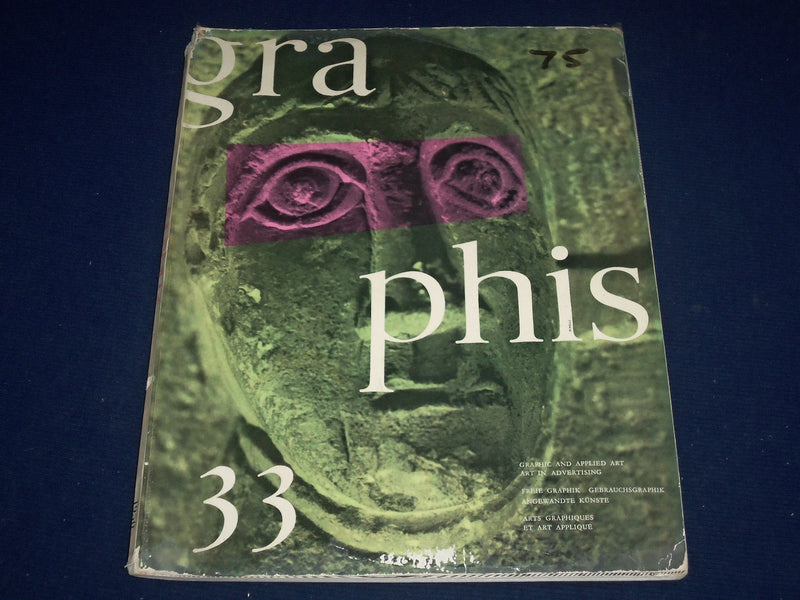 1950 GRAPHIS MAGAZINE VOLUME 6 ISSUE NO. 33 - GREAT ILLUSTRATIONS + ADS - J 618