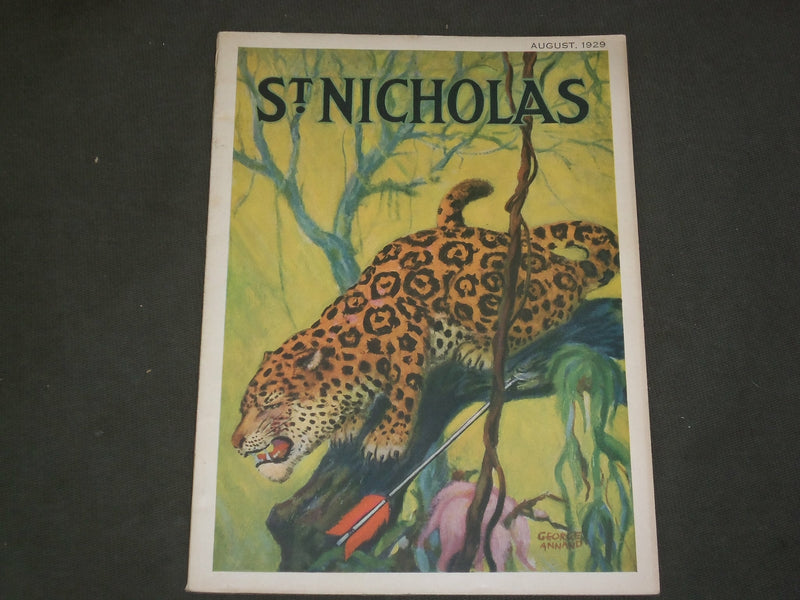 1929 AUGUST ST. NICHOLAS MAGAZINE - ILLUSTRATIONS, STORIES & ADS - B 5049