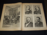 1887 LE JOURNAL ILLUSTRE MAGAZINES LOT OF 28 - GREAT ILLUSTRATIONS - NP 1812N