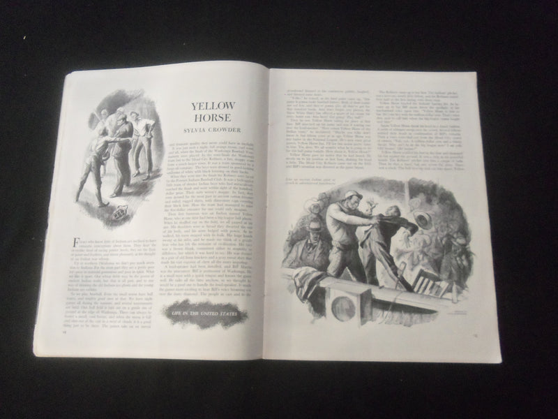 1938 JUNE SCRIBNER'S MAGAZINE- YACHT DESIGNER- ADVERTISING THE NEXT WAR- B 1181D