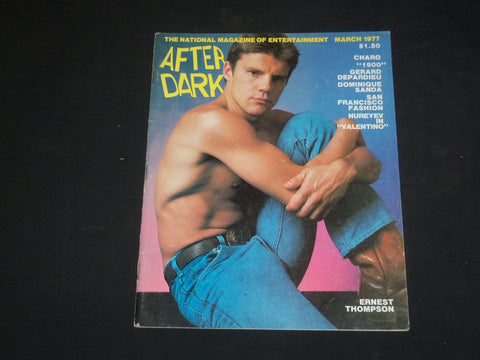 1977 MARCH AFTER DARK MAGAZINE - ERNEST THOMPSON COVER - SP 4097