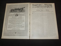 1913 MAY 3 HARPER'S WEEKLY MAGAZINE - SECRETARY BRYAN IN CALIFORNIA - ST 6386