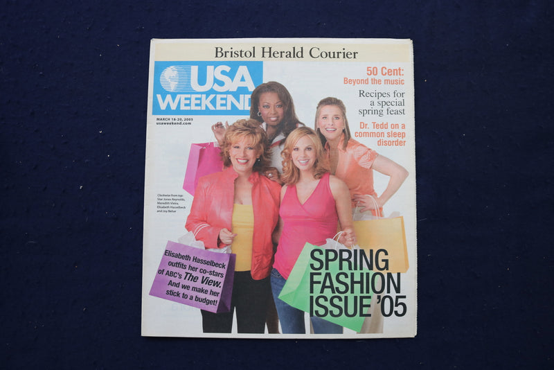 2005 MARCH 18-20 USA WEEKEND MAGAZINE - THE VIEW HOSTS COVER - E 18258