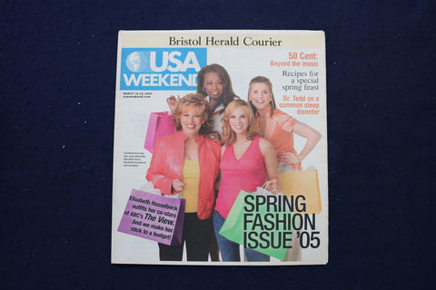 2005 MARCH 18-20 USA WEEKEND MAGAZINE - THE VIEW HOSTS COVER - E 18258