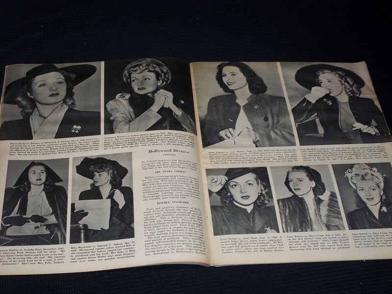 1946 JULY SCREEN GUIDE MAGAZINE - CAROLE LANDIS NICE FRONT COVER - E 2742