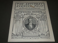 1901 JULY 6 THE SATURDAY EVENING POST MAGAZINE - ILLUSTRATED COVER - SP 539