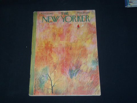 1957 OCTOBER 12 THE NEW YORKER MAGAZINE - ILLUSTRATED COVER - NY 637