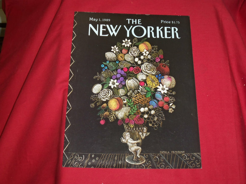 1989 MAY 1 NEW YORKER MAGAZINE FRONT COVER ONLY - GREAT ART FOR FRAMING