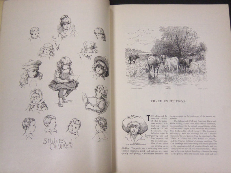 1887 AMERICAN ART ILLUSTRATED MAGAZINE LOT OF 3 ISSUES - O 38