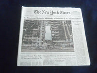2022 APRIL 6 NEW YORK TIMES - IN SPEECH, ZELENSKY CHASTISES U.N. FOR INACTION
