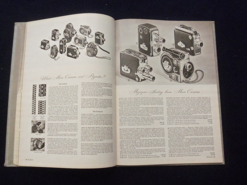 1949 MONTGOMERY WARD PHOTOGRAPHIC CATALOG - HARDCOVER - R 96O