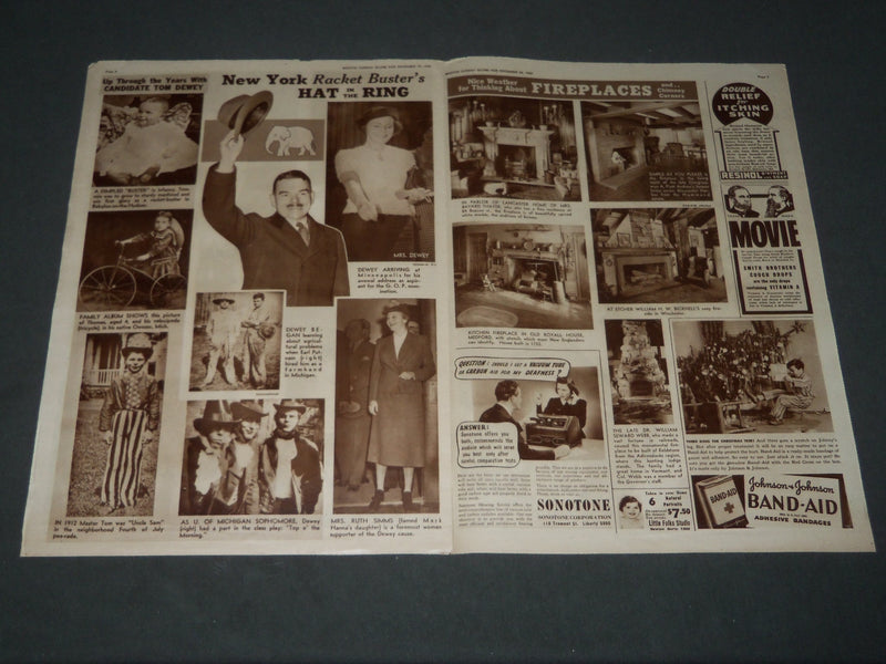 1939 DECEMBER 24 BOSTON GLOBE PICTORIAL MAGAZINE - HOFFMAN'S CHRIST - NP 2940