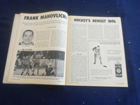 1961 FEBRUARY HOCKEY PICTORIAL MAGAZINE - RALPH BACKSTROM COVER - ST 200M
