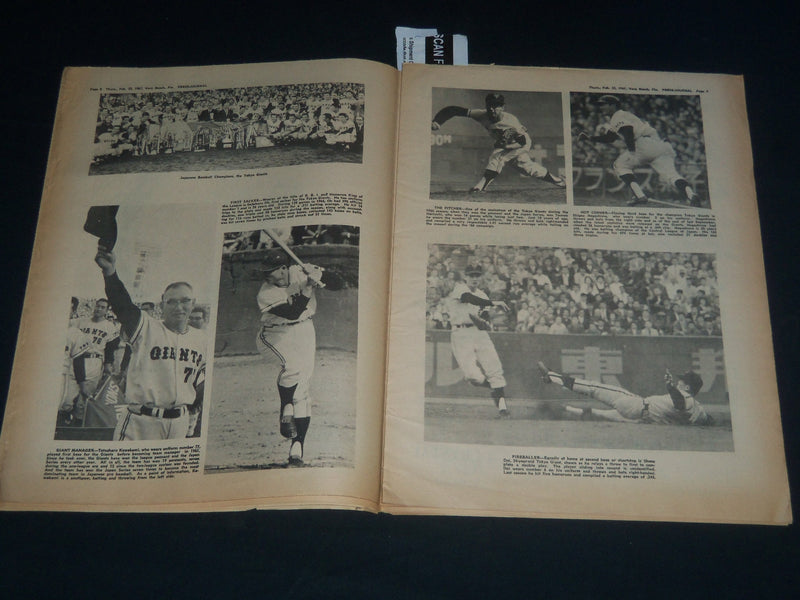 1967 FEBRUARY 23 VERO BEACH PRESS-JOURNAL DODGER EDITION - NICE PHOTOS - NP 3786