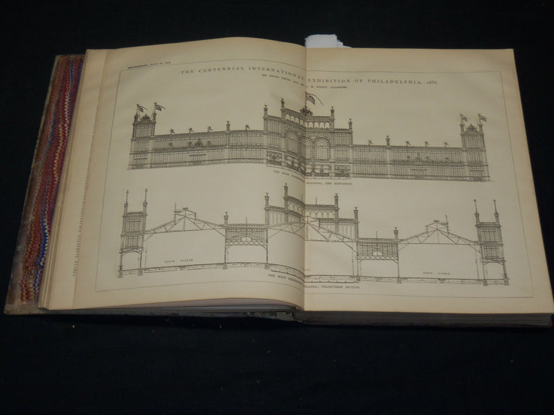 1845 JULY-DEC ENGINEERING JOURNAL BOUND VOLUME - CENTENNIAL EXPOSITION - KD 5935