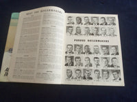 1961 NOV 4 FOOTBALL PROGRAM - UNIVERSITY OF MICHIGAN VS PURDUE UNIV - ST 7169