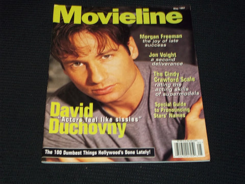 1997 MAY MOVIELINE MAGAZINE - DAVID DUCHOVNY FRONT COVER - E 17123
