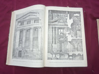 1912 JAN-DEC THE BUILDER U. K. MAGAZINE BOUND VOLUMES - 2 VOLS - FOLD OUTS- C 35