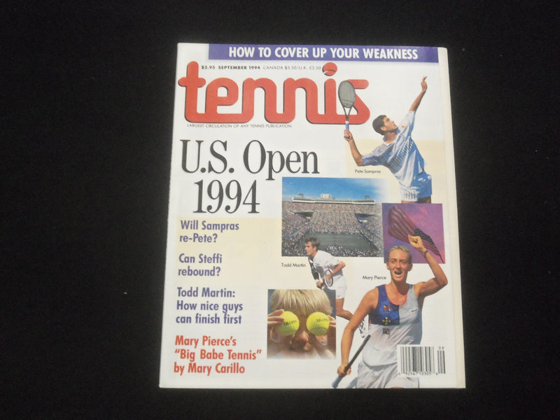 1994 SEPTEMBER TENNIS MAGAZINE - U.S. OPEN 1994- SAMPRAS-MARTIN-PIERCE- ST 201N