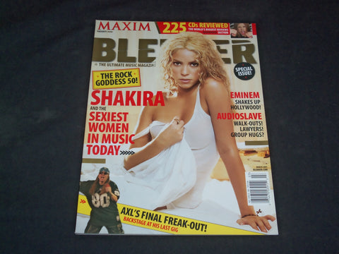2003 MARCH BLENDER MAGAZINE - SHAKIRA - B 331