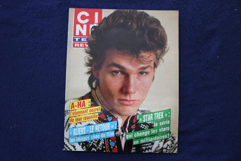1986 SEPTEMBER 25 CINE TELE REVUE MAGAZINE - MORTEN HARKET - AHA COVER - E 23545