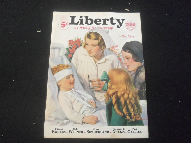 1931 FEBRUARY 28 LIBERTY MAGAZINE - THE HERO - SP 5190C