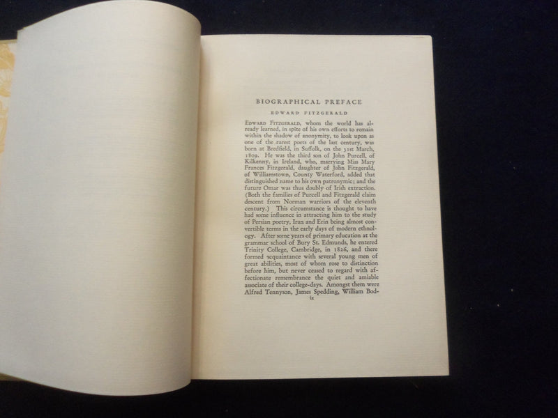 1937 RUBAIYAT OF OMAR KHAYYAM HARDCOVER BOOK ILLUSTRATED BY EDMUND DULAC-KD 8316