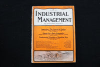 1920 SEPTEMBER INDUSTRIAL MANAGEMENT MAGAZINE - QUALITY CONTROL COVER - E 10639