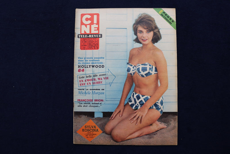 1964 JANUARY 30 CINE TELE-REVUE MAGAZINE - SYLVA KOSCINA COVER - E 22049