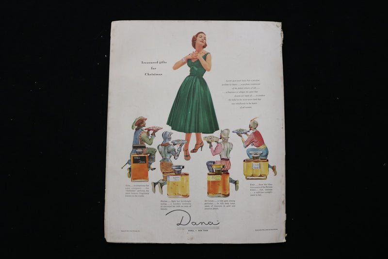 1954 DECEMBER HOLIDAY MAGAZINE - CHRISTMAS IN CALIFORNIA COVER - E 10017