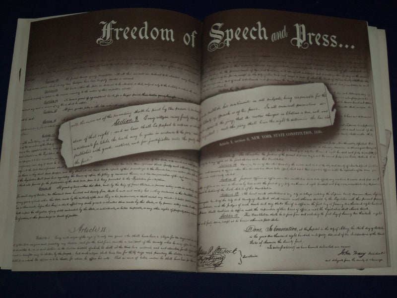 1949 NEW YORK STATE FREEDOM TRAIN OFFICIAL DOCUMENT BOOK - SOFTCOVER - KD 2264