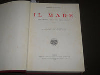 1928 IL MARE BOOK BY EGISTO ROGGERO - ITALIAN - GREAT MAPS - KD 4919