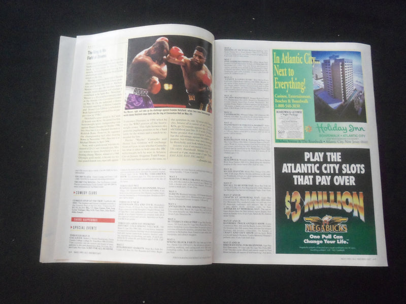 1995 MAY A.C. SHORECAST MAGAZINE - ATLANTIC CITY MONTHLY GUIDE - SP 8165V