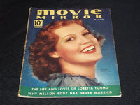 1938 MARCH MOVIE MIRROR MAGAZINE - JEANETTE MACDONALD FRONT COVER - E 16447