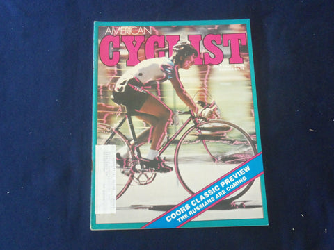 1981 JULY AMERICAN CYCLIST MAGAZINE - COORS CLASSIC PREVIEW - ST 4938E