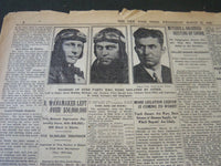 1929 MARCH 20 NEW YORK TIMES - BYRD FLIES TO MOUNTAINS MISSING MEN SAFE- NT 6565