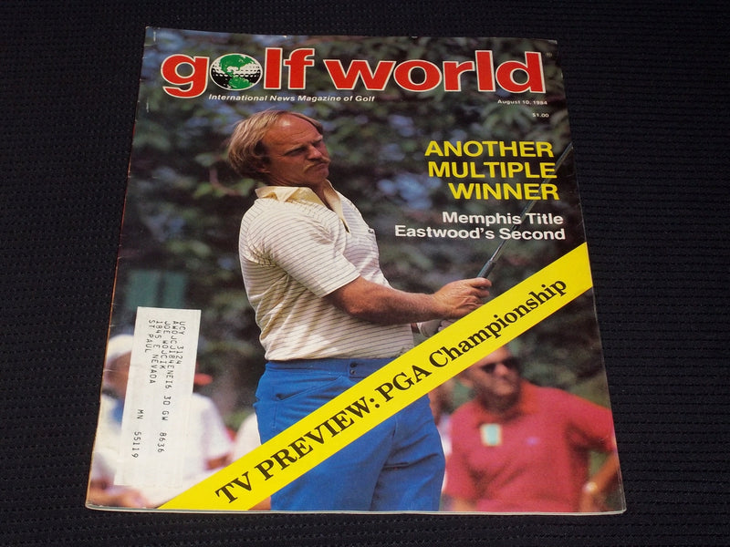 1984 AUGUST 10 GOLF WORLD MAGAZINE - BOB EASTWOOD FRONT COVER - E 6821