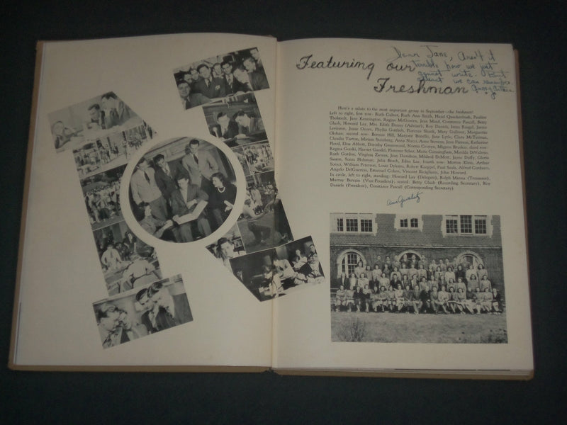 1941 MEMORABILIA NEW JERSEY STATE TEACHERS COLLEGE AT NEWARK YEARBOOK - YB 1671