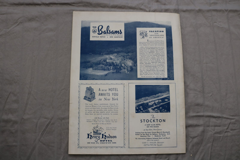 1941 JUNE TRAVEL MAGAZINE - DAVID LAVENDER-ADDISON BURBANK COVER - SP 4787Q