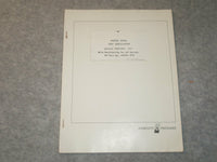 1964 HEWLETT PACKARD MODEL 650A TEST OSCILLATOR MANUAL - J 6303
