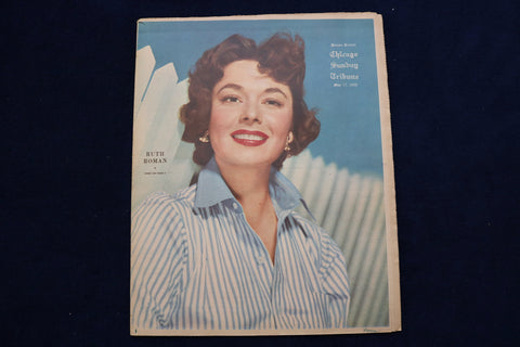 1953 MAY 17 CHICAGO TRIBUNE MAGAZINE - RUTH ROMAN COVER - E 22146