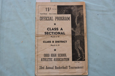 1945 OHIO HIGH SCHOOL ATHLETIC ASSOCIATION BASKETBALL PROGRAM - K 3317