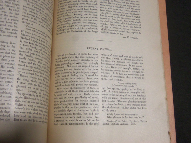 1886-1887 THE ATLANTIC MONTHLY MAGAZINE LOT OF 7 - STORIES & ARTICLES - WR 341A