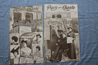 1907 PARIS QUI CHANTE REVUE ILLUSTRATEE MAGAZINE - FRENCH - LOT OF 38 - O 3846