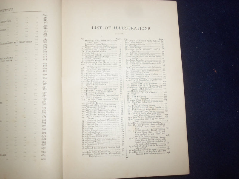 1891 DISCOVERIES AND INVENTIONS OF THE 19TH C. HARDCOVER BOOK-ROUTLEDGE- KD 9031